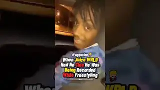 JUICE WRLD DIDN&rsquo;T KNOW HE WAS BEING RECORDED FREESTYLING&hellip;