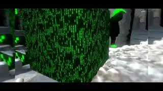 Matrix Triplane Rain Unity 3d Shader with source code