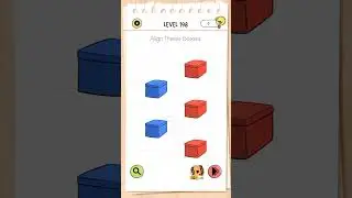 Brain test all star level 198 align these boxes solution