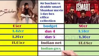 mr  bacchan versis double smart Shankar movie 5 day box office collection #boxofficecollection