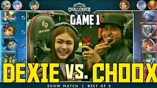 CHOOX TV VS. DEXIE DIAZ Game 1 | Mobile Legends: Bang Bang