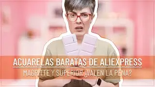 ACUARELAS MUY BARATAS DE ALIEXPRESS | Superior y Magritte ¿Se salva alguna?