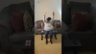 These combined moves are a great workout for any ability! #chairworkout #lowimpact #chairfitness
