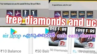 free diamonds 💎💎💎and uc, cash ,redeem code
