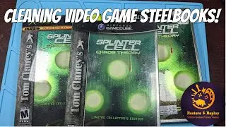 Cleaning Video Game Steelbooks!