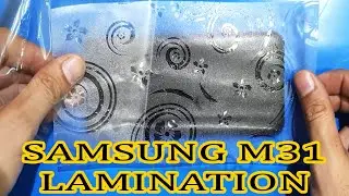 Samsung M31 Backside Design Tape Lamination (Space Black)