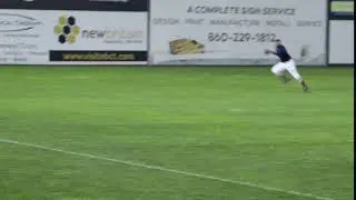 Connecticut Twilight League Diving Catch at New Britain Stadium