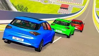 High Speed Epic Jumps #2 - BeamNG drive | TornMetal