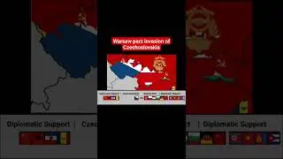 Warsaw pact invasion of Czechoslovakia - #shorts #History #Czechoslovakia