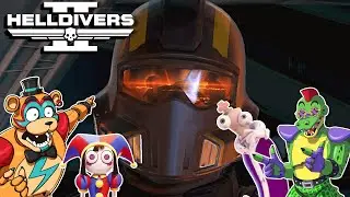 Pomni & Kinger Spread Democracy in HELLDIVERS 2! | SUPER EARTH SUNDAY!