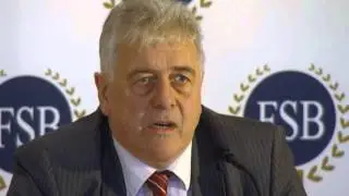 Jim  Nicholson MEP and UUP European Candidate speaks on Agri Food issues at FSB NI Hustings