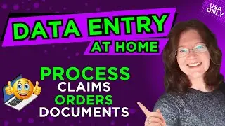 Work From Home Data Entry Jobs:  Process Claims, Orders, and Documents