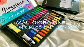 Trải nghiệm màu nước giá mềm GIORGIONE | GIORGIONE watercolor pigment set
