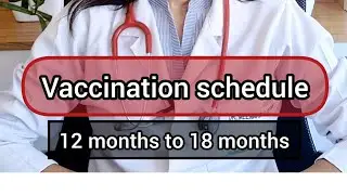 Vaccination schedule 1 year to 18 months age #baby #vaccination #childhealth #prevention #vaccines