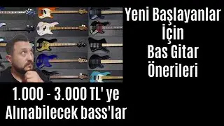 Başlangı&ccedil; Seviyesi Bas Gitar &Ouml;nerileri (1000 - 3000 TL arası) #basgitaralmarehberi #mydukkan