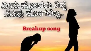 ನೀನು ಹೋದರು ನಿನ್ನ ನೆನಪು ಹೋಗಲಿಲ್ಲ..#kannadasongs #love #music #sadsong #breakup @Raghum-u3j 