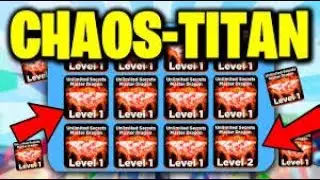 Became The Strongest With Chaos Titan Pets! | Roblox Ninja Legends