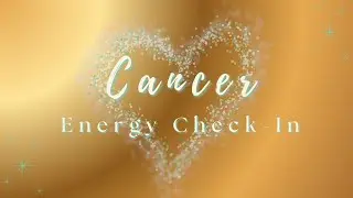 Cancer ♋ | They’re Ready To Meet You Halfway | Energy Check-In