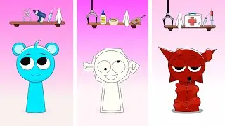 Ohh NO! SKY 🆚 PARKER 🆚 MROONA Sprunki Incredibox Animation