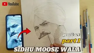 SIDHU MOOSE WALA Pencil Art 😱 | Realistic Sketch Drawing | Part 1