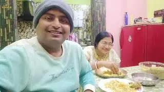 শীতের রাতে চিকেন বিরিয়ানি ও সালাদ | Winter Night Comfort Food | Chicken Biryani Dinner with Family