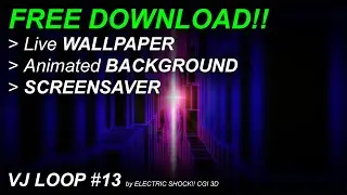 FREE DOWNLOAD!! Live Wallpaper & Background - VJ LOOP 13 - 4K - Vertical Parallel Blocks