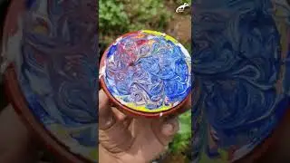 colour dipping art challenge | Green Toons #art #shorts