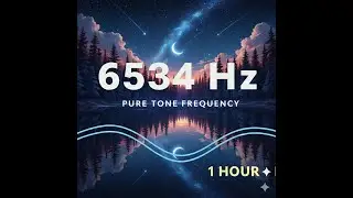 ⒽⓏ6534 HZ FREQUENCY PURE TONE 1 HOUR