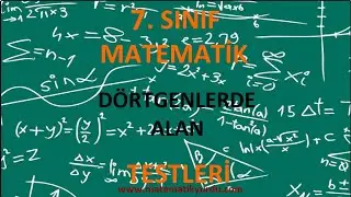 Test 23 - Dörtgenlerde Alan Testi Çözümü (7. Sınıf)