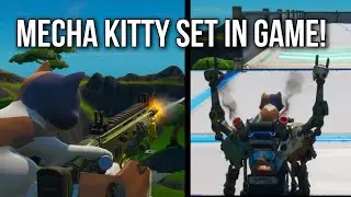*NEW* FORTNITE TIER 60 KIT SKIN SHOWCASED IN GAME! BUILT-IN EMOTE, GLIDER, PICKAXE GAMEPLAY