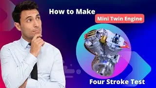 Mini V Twin Engine Four stroke Test