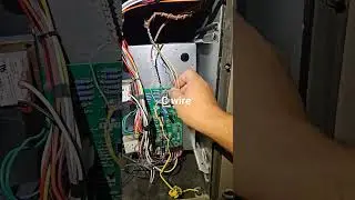 c wire installation #heater #hvac #electricheat