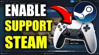 How to Enable PlayStation Controller Support in STEAM Settings (Best Method)