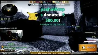 pashaBiceps Donated $500 to Olofmeister