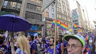 New York City Pride Parade March 2022 4K HD POV