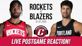 Houston Rockets vs Portland Blazers Postgame | Rockets fall at the buzzer!