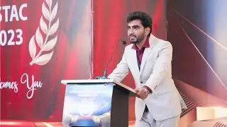 Sir. M. Maniraj, Director of ISSN Awards, conferred an motivational speech on IIRA 2023