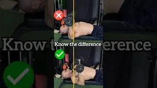Fix Your Flat Dumbbell Bench Press Form FAST! #Shorts