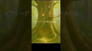 ピクシーがこっそり暮らす木の家 / A Hidden Tree Home Where a Pixie Lives Quietly