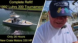Turnkey - Refit Luhrs 300 Tournament Walkthrough #charterfishing #charterboat #boatcaaptain