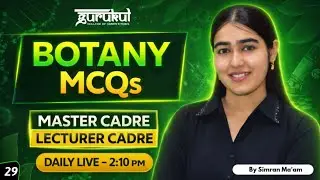 Master Cadre | Lecturer Cadre Science | Important MCQ Botany MCQs 27 | Cell Cycle & Division 3