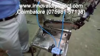 Pneumatic Sheet Metal Cutting Machine - mechanical engineering project for diploma students