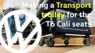 How to make a transport trolley or Rollplatte for VW T6 seats or einzelsitze.