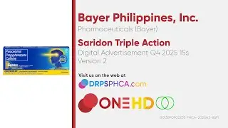 Saridon Triple Action Digital Ad Q4 2025 15s (Philippines, Version 2) [HD/ST]