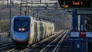 Shore Line East: Afternoon-evening higher speed action in Guilford, CT