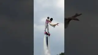 flyboard water ride 🌊😎 so fun enjoing with water #enjoying #withoutinvestment