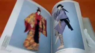 Japanese Paper WASHI Doll book ningyou japan craft kimono traditional #0428