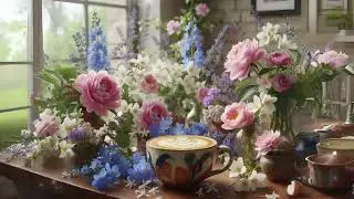 Enchanted Floral Breakfast: 741Hz Music for Intuition & Creative Flow | Butterfly Bliss