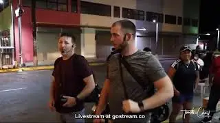 Preaching outside a casino in Limon, Costa Rica | Phillip Blair | Torch of Christ