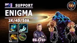Enigma Soft Support | 7.31b | EG.Cr1t- Pro Enigma Play | Dota 2 Immortal Gameplay